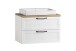 Badezimmer-Set >Lyon< (2-tlg.) in weiß - 80x195x47cm (BxHxT)