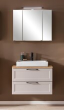 Badezimmer-Set >Lyon< (2-tlg.) in Kaschmir,...