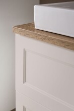 Badezimmer-Set >Lyon< (2-tlg.) in Kaschmir, Wotaneiche - 80x195x47cm (BxHxT)