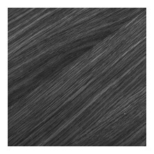 Säulen-Esstisch >Osaka< in Schwarz, Eichenfurnier, MDF - 75x140cm (HxD)