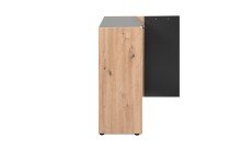 Kommode >Cento< in anthrazit / Dekor Artisan Oak - 89x34,5x85cm (BxHxT)