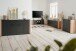 Kommode >Cento< in anthrazit / Dekor Artisan Oak - 89x34,5x85cm (BxHxT)