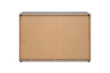 Sideboard >Cento< in anthrazit / Dekor Artisan Oak - 125,5x85x34,5cm (BxHxT)