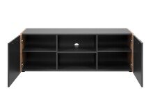 Lowboard >Cento< in anthrazit / Dekor Artisan Oak - 138x47,5x34,5cm (BxHxT)