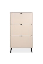 Schuhkipper >Vigo< in samt - 70x125x24cm (BxHxT)