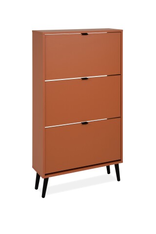 Schuhkipper >Vigo< in Terrakotta - 70x125x24cm (BxHxT)