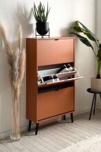 Schuhkipper >Vigo< in Terrakotta - 70x125x24cm (BxHxT)