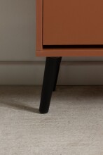 Schuhkipper >Vigo< in Terrakotta - 70x125x24cm (BxHxT)