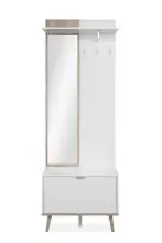 Kompaktgarderobe >Göteborg< in weiß /...