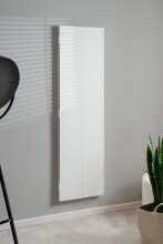 Spiegel >Glasgow< Wanspiegel, Faltspiegel, Weiß / Spiegel - 45x160x4cm (BxHxT)