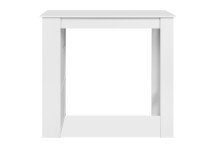 Bartisch >Ostersund< in Weiß, Holzwerkstoff - 120x107x60cm (BxHxT)