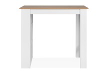 Bartisch >Ostersund< in Dekor Artisan Oak, Weiß - 120x107x60 (BxHxT)