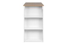 Bartisch >Ostersund< in Dekor Artisan Oak, Weiß - 120x107x60 (BxHxT)