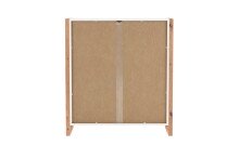 Kommode >Denver< in weiß / Dekor Artisan Oak - 80x88x40cm (BxHxT)