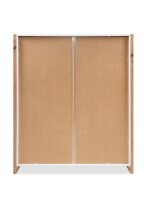 Highboard >Denver< in weiß / Dekor Artisan Oak - 120x139x40cm (BxHxT)