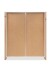 Highboard >Denver< in weiß / Dekor Artisan Oak - 120x139x40cm (BxHxT)