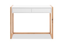 Konsolentisch >Denver< in weiß / Dekor Artisan Oak - 100x75x35cm (BxHxT)