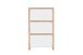 Schuhkipper >Denver< in weiß / Dekor Artisan Oak - 70x125x25cm (BxHxT)