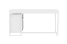 Eckschreibtisch >Denver< in weiß - 139x75x139cm (BxHxT)