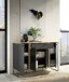 Sideboard >Kandoo< in Anthrazit / Evoke Oak Dekor - 135x89x38 (BxHxT)