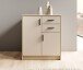 Kommode >Nelly< in Artisan Eiche Dekor / Cashmere - 74x86x50cm (BxHxT)