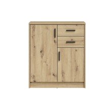 Kommode >Nelly< in Artisan Eiche Dekor - 74x86x50cm (BxHxT)