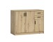 Kommode >Nelly< in Artisan Eiche Dekor - 109x86x50cm (BxHxT)
