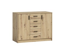 Kommode >Nelly< in Artisan Eiche Dekor -...