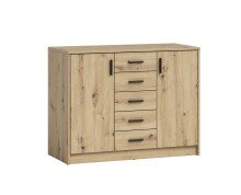 Kommode >Nelly< in Artisan Eiche Dekor -...