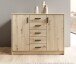 Kommode >Nelly< in Artisan Eiche Dekor - 109x86x50cm (BxHxT)