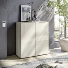Kommode >Santorin< Glasfronten, in Kaschmir -...