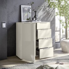 Kommode >Santorin< in Kaschmir - 90x99x40cm (BxHxT)