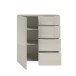 Kommode >Santorin< in Kaschmir - 90x99x40cm (BxHxT)