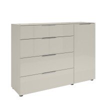 Sideboard >Santorin< Glasfronten, in Kaschmir -...