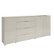 Sideboard >Santorin< Glasfronten in Kaschmir - 226x99x40cm (BxHxT)