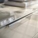 Hochkommode >Santorin< Glasfronten in Kaschmir - 45x99x40cm (BxHxT)