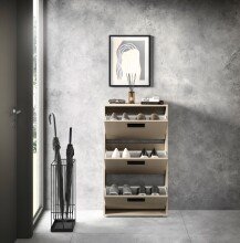 Schuhkipper >Sam< ca. 6 Paar Schuhe, in Kaschmir - 59x103x17cm (BxHxT)