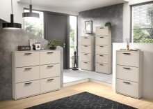 Schuhkipper >Sam< ca. 8 Paar Schuhe, in Kaschmir - 59x136x17cm (BxHxT)