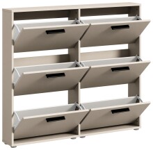 Schuhkipper >Sam< ca. 12 Paar Schuhe, in Kaschmir - 116x103x17cm (BxHxT)