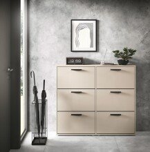 Schuhkipper >Sam< ca. 12 Paar Schuhe, in Kaschmir - 116x103x17cm (BxHxT)