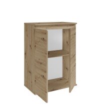 Kommode >Brest< 2 Türen, in Artisan Dekor - 60x84x35cm (BxHxT)