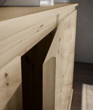 Kommode >Brest< 2 Türen, 2 Schübe, Artisan Dekor - 60x84x35cm (BxHxT)