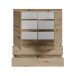 Highboard >Brest< 2 Türen, 4 Schübe, Artisan Dekor - 116x130x35cm (BxHxT)