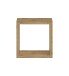 Regalwürfel >Style< in Artisan Eiche Dekor - 41x41x38cm (BxHxT)
