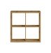Raumteiler >Style< 4 Fächer, Artisan Eiche Dekor - 77x77x38cm (BxHxT)