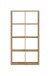 Raumteiler >Style< 8 Fächer, in Artisan Eiche Dekor - 77x147x38cm (BxHxT)