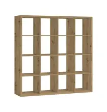 Raumteiler >Style< 16 Fächer, Artisan Eiche...