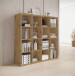 Raumteiler >Style< 16 Fächer, Artisan Eiche Dekor - 147x147x38cm (BxHxT)