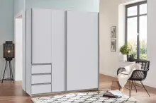 Schwebetürenschrank >Stade< 3 Schübe, in...