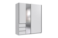 Schwebetürenschrank >Stade< in WEISS und...